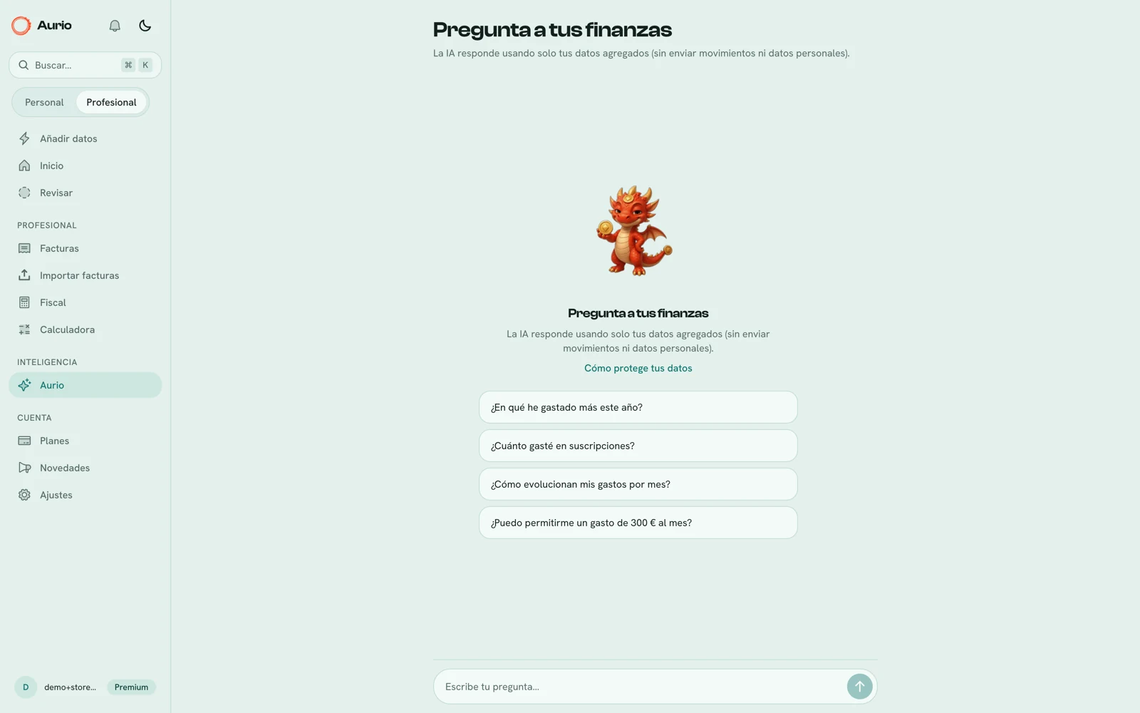 Pregunta a tus finanzas