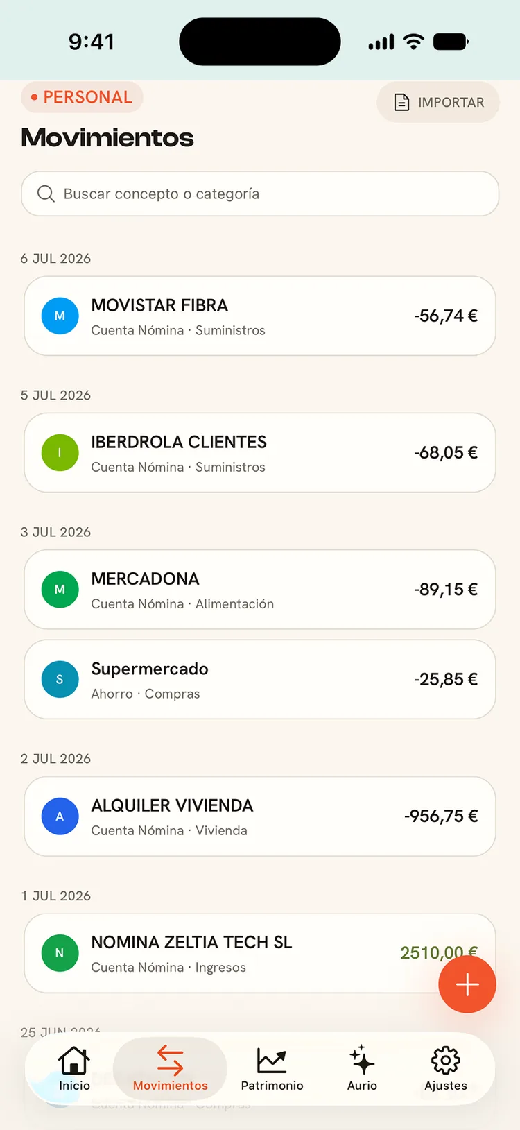 Every euro in its place